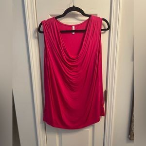 Fuchsia Sleeveless Blouse